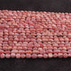 1 Long Strands Pink Opal Smooth Oval Shape Briolettes - Pink Opal Oval Beads - 7mm-9mm- -13 inches BR02477 - Tucson Beads
