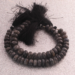 1  Long Strand Labradorite Faceted Briolettes  - Wheel Shape Briolettes -9mmx12mm-7.5 Inches BR01693 - Tucson Beads