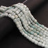 1  Strand Shaded Amazonite Faceted  Briolettes - Cube Shape  Briolettes - 7mmx6mm-8mmx8mm - 8 Inches BR02610