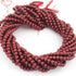 1 Long Strand  Burgundy Rubies Faceted Wine Red Natural Stone Round Balls beads - Gemstone ball Beads 6mm 16 Inches BR980