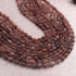 1 Strand Chocolate moonstone  Faceted  Gemstone Oval Shape Briolettes - 7mm-9mm 13 inches BR0304