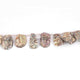 1 Strand Mother Of Pearl Faceted Fancy Shape Biolettes- Mop Briolettes, 15mmx13mm-23mmx10mm-8  inches BR1380 - Tucson Beads