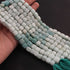 1  Strand Shaded Amazonite Faceted  Briolettes - Cube Shape  Briolettes - 8mm - 8 Inches BR02611