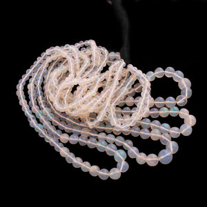 1  Strand Ethiopian Welo Opal Smooth Round Balls Beads 3mm-5mm - 16 Inches long BR3313 - Tucson Beads