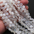 1 Strand White Moonstone Gemstone Faceted Heart Shape Briolettes 7mm 8 inches BR0008