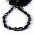 1 Strand Black Spinal Faceted   Briolettes -Tear Shape  Briolettes  7mmx13mm-5mmx7mm-7 Inches BR3002