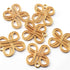 5 Pcs 24k Gold Plated Copper Fancy Pendant, Designer Charm Pendant, Jewelry Making Tools, 22mmx20mm, gpc1133