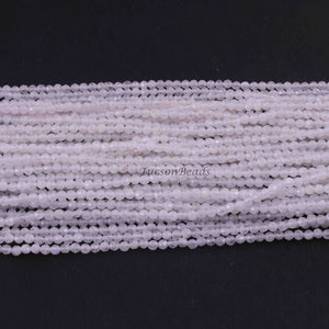5 Strands Rainbow Moonstone 3mm Gemstone Balls, Semiprecious beads 12.5 Inches Long- Faceted Gemstone Jewelry RB0032 - Tucson Beads