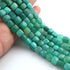 1 Strand Chrysoprase Faceted Cube Briolettes- Faceted Box Shape Briolettes 7mm-8mm 8 Inches BR02597