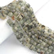 1  Strand Prehnite Faceted Cube Briolettes - Box Shape Beads  - 7mmx8mm-6mmx7mm- 8 Inches BR02605 - Tucson Beads