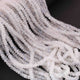 1 Long Strand White Rainbow Moonstone Smooth  Rondelles  - Moonstone rondelles 4mm -16 Inches BR01855 - Tucson Beads