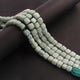 1  Strand Amazonite Faceted Box Shape Briolettes - Amazonite Cube Beads - 7mm-8mm -7mmx7mm 8 Inches BR02609 - Tucson Beads