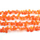 1 Strand Carnelian Faceted Briolettes  -Pear  Shape  Briolettes - 7mmx6mm-10mmx7mm - 8 Inches BR01210 - Tucson Beads