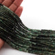 5 Strands Shaded Emerald Rondelle Faceted Rondelles - Semi Percious Stone Rondelles - 3mm -13 Inch RB0139 - Tucson Beads
