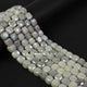 1 Strand Gray Silverite Faceted Briolettes - Silverite Cube Beads 8mm-9mm 10 Inches BR1752 - Tucson Beads