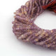 5 Strands Ametrine Faceted Rondelles - Semi Percious Stone Rondelles - 4mm-13.5 Inch-RB0154 - Tucson Beads