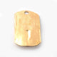5 Pcs 24k Gold Plated Copper Rectangle Pendant, Cross Pendant, Jewelry Making Tools, 31mmx19mm, 8 Inches, gpc1107 - Tucson Beads