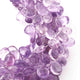 1 Strands pink  Amethyst Smooth Briolettes - Amethyst Smooth Pear Drop Briolettes  8mmx6mm-16mmx13mm 9 Inches BR371 - Tucson Beads