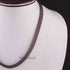1 Pc Necklace Oxidized  Silver Plated Mesh Chains- Oxidized  Silver  Plated Chains- 17.5  Inch OS047