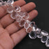 1 Strand Green Amethyst Smooth pear Shape Briolettes - Green Amethyst pear Beads 9mmx8mm-19mmx10mm 8 Inches BR3675