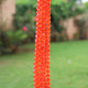 1 Strands Orange Chalcedony Smooth Balls- Orange Chalcedony Plain Beads Ball 7mm-9mm 8 inches  BR4121 - Tucson Beads