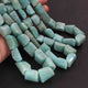 1 Strand  Amazonite Faceted Tumbled Shape- Nuggets Beads Briolettes - 9mmx9mm-17mmx13mm - 14 inches BR01874 - Tucson Beads
