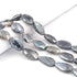 1 Strand Labradorite Silver Coated Briolettes- Assorted Shape Briolettes -17mmx14mm-30mmx15mm - 7 Inches- BR2684