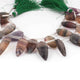 1  Strand Fluorite Fancy Faceted Briolettes -Fancy Shape  Briolettes  28mmx12mm-8 Inches BR1891 - Tucson Beads