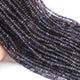 1 Long  Strand Shaded Iolite Smooth Rondelles  -Gemstone Rondelles - 4mm-13 Inches BR01893 - Tucson Beads
