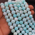 1 Strand Peru Opal Smooth Round Shape Beads , Gemstone Beads , Jewelry Making Supplies - 8mm 7 inch BR3838