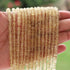 1 Strand Lemon Quartz Smooth Heishi Briolettes - Lemon Quartz Thin Beads 4mm-5mm 16 Inches BR4108