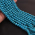 1 Strands Turquoise Stablized Faceted Round Ball Briolettes - Ball Beads 8mm 8 Inches Br4181