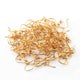 50 Pcs Extremely Beautiful 1 Pair  French Ear Wire - Gold Plated  20mmx9mm GPC258 - Tucson Beads