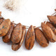 1 Strand Picture Jasper Faceted Pear Drop Beads - Jasper Pear Beads 23mmx10mm-32mmx11mm 8.5 Inch BR4193 - Tucson Beads