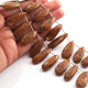 1 Strand Picture Jasper Faceted Pear Drop Beads - Jasper Pear Beads 23mmx10mm-32mmx11mm 8.5 Inch BR4193 - Tucson Beads