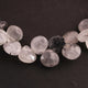 1 Strands Black Rutile Faceted Heart Biolettes - Tourmilated Quartz  Heart Shape Beads 10mmx10mm-11mmx11mm BR4176 - Tucson Beads