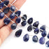 1 Strand Lapis Lazuli Faceted Pear Briolettes - Pear shape Beads - 8mmx6mm-15mmx8mm - 8 Inches BR01892