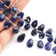 1 Strand Lapis Lazuli Faceted Pear Briolettes - Pear shape Beads - 8mmx6mm-15mmx8mm - 8 Inches BR01892 - Tucson Beads