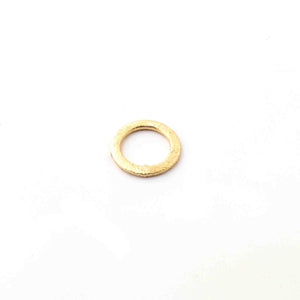 10 Pcs Designer Copper Big Round Charm With Big Hole in 24k Gold Plated Big Round Charm With Big Hole,Jewelry Making BulkLot 15mm GPC517 - Tucson Beads