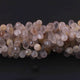 1 Strand Golden Rutile Faceted  Tear Drop Beads , Gemstone Beads , Jewelry Making Supplies - 13mmx7mm 8 inch BR0578 - Tucson Beads