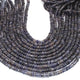 1 Long  Strand Shaded Iolite Smooth Rondelles  -Gemstone Rondelles - 4mm-5mm-13 Inches BR01885 - Tucson Beads