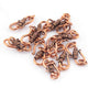 12 Pcs Copper Leverback Earwires Earring Hoops Earring hoops Rose Gold Plated   -Hoops Earring - 25mmx9mm GPC1366 - Tucson Beads