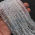 1 Strand Aquamarine Faceted  Rondelles  , Gemstone Beads , Jewelry Making Supplies - 6mm 10 inch BR0577