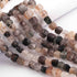1 Strand Black Rutile Smooth Cube Briolettes - Box Shape Beads - 5mm-9mm 9 Inches BR0930