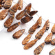 1 Strand Brown Tiger Eye Faceted pear Shape Briolettes - Faceted Pear Shape 16mmx8mm-34mmx8mm 8.5 Inch BR01886 - Tucson Beads