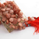 1 Strand Peach Moonstone Smooth Pear Briolettes - Pear Shape Briolettes - 12mmx9mm-20mmx13mm 9 Inches BR0945 - Tucson Beads