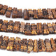 1 Strand Brown Tiger Eye Faceted Fancy Shape Briolettes - Faceted Fancy Shape 18mmx7mm-23mmx9mm-8 Inches -BR01881 - Tucson Beads
