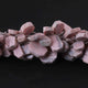 1 Strand Rhodochrosite Fancy Shape Faceted Briolettes - Rhodochrosite Beads - 9mmx10mm-26mmx18mm 7  Inches BR0570 - Tucson Beads