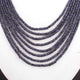 730. Ct 8 Strands Of Genuine Blue Sapphire Necklace - Faceted Rondelle Beads - Rare & Natural Sapphire Necklace - Stunning Elegant Necklace - SPB0089 - Tucson Beads