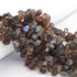 1 Strand Labradorite Smooth Pear Shape Briolettes  - 6mmx11mm-12mmx17mm-9  Inches BR0951